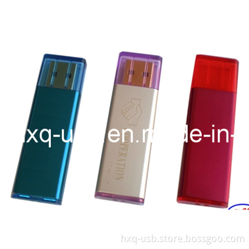 Plastic USB Flash Drive (HXQ-P048)